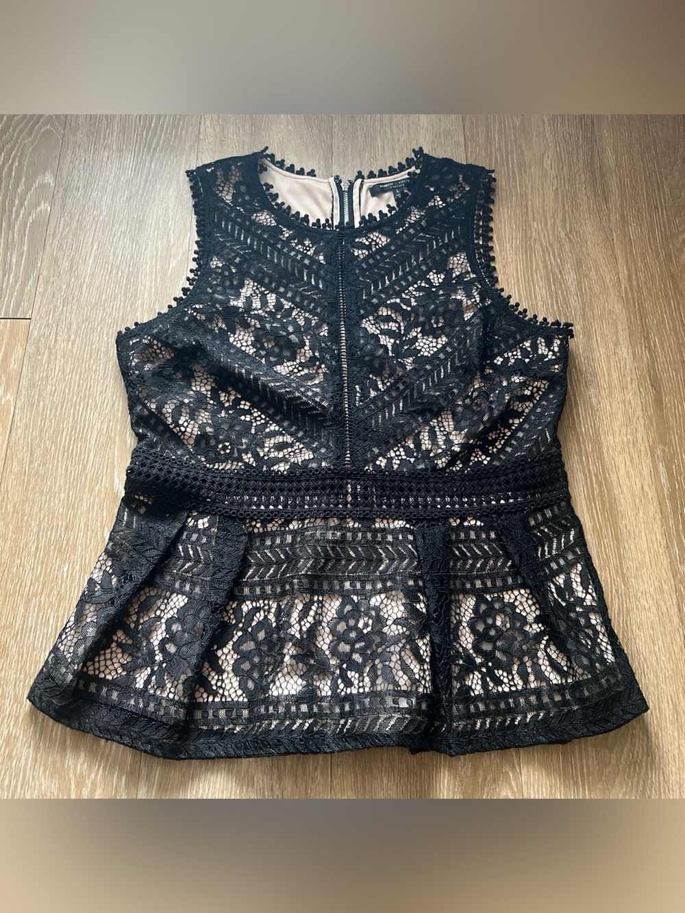 Romeo & Juliet Couture Black Lace Top